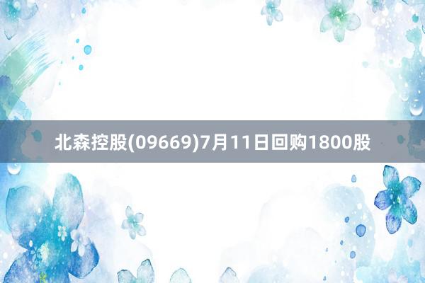 北森控股(09669)7月11日回购1800股